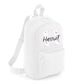 Custom Initial & Name Kids Backpack- Small Size