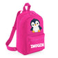 Penguin Kids Backpack with Custom Initial - Small Size
