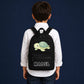 Turtle Kids Backpack with Custom Name - Small Size
