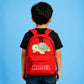 Turtle Kids Backpack with Custom Name - Large Size