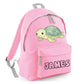Turtle Kids Backpack with Custom Name - Large Size