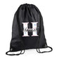 Customised Kids String Bag with Custom Initial & Name