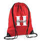 Customised Kids String Bag with Custom Initial & Name