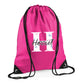 Customised Kids String Bag with Custom Initial & Name