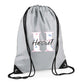 Customised Kids String Bag with Custom Initial & Name