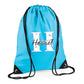 Customised Kids String Bag with Custom Initial & Name