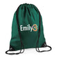 Cute Elephant Kids String Bag with Custom Name Personalised String Bag