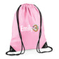 Cute Elephant Kids String Bag with Custom Name Personalised String Bag
