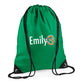 Cute Elephant Kids String Bag with Custom Name Personalised String Bag