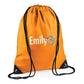 Cute Elephant Kids String Bag with Custom Name Personalised String Bag