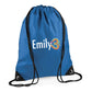 Cute Elephant Kids String Bag with Custom Name Personalised String Bag