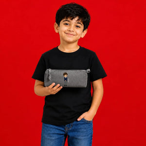 Kids Pencil Case with Custom Name School Boy Large Capacity Pencil Case