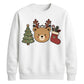 Cute Bear Tree And Stocking Christmas Unisex Sweatshirt