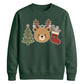 Cute Bear Tree And Stocking Christmas Unisex Sweatshirt