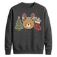 Cute Bear Tree And Stocking Christmas Unisex Sweatshirt