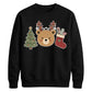 Cute Bear Tree And Stocking Christmas Unisex Sweatshirt