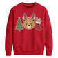 Cute Bear Tree And Stocking Christmas Unisex Sweatshirt