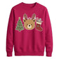 Cute Bear Tree And Stocking Christmas Unisex Sweatshirt