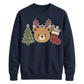 Cute Bear Tree And Stocking Christmas Unisex Sweatshirt