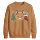 Cute Bear Tree And Stocking Christmas Unisex Sweatshirt