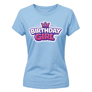 12 Year Old Girl Birthday Gift Cute Crown Birthday Ladies Fit T-Shirt