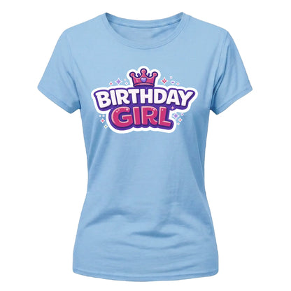 12 Year Old Girl Birthday Gift Cute Crown Birthday Ladies Fit T-Shirt