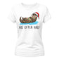 Cute Festive His Otter Half Christmas Ladies T-Shirt