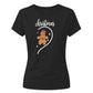 Cute Gingerbread Graphic Christmas Ladies T-Shirt