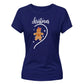 Cute Gingerbread Graphic Christmas Ladies T-Shirt