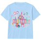 Cute Princess Castle Kids Birthday T Shirt Girls Birthday Outfit Birthday Tee
