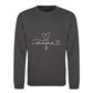 Cute Heart Mama Mothers Day Printed Unisex Sweatshirt