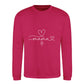 Cute Heart Mama Mothers Day Printed Unisex Sweatshirt