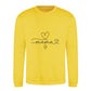 Cute Heart Mama Mothers Day Printed Unisex Sweatshirt