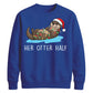 Cute Her Otter Half Graphic Christmas Unisex Sweatshirt