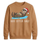 Cute Her Otter Half Graphic Christmas Unisex Sweatshirt