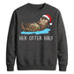 Cute Her Otter Half Graphic Christmas Unisex Sweatshirt