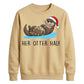 Cute Her Otter Half Graphic Christmas Unisex Sweatshirt