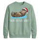 Cute Her Otter Half Graphic Christmas Unisex Sweatshirt