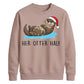 Cute Her Otter Half Graphic Christmas Unisex Sweatshirt