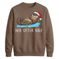 Cute Her Otter Half Graphic Christmas Unisex Sweatshirt
