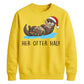 Cute Her Otter Half Graphic Christmas Unisex Sweatshirt