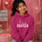 18th Birthday Unisex Hoodie Hi Eighteen