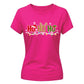 Cute Ho Ho Ho Graphic Christmas Ladies T-Shirt