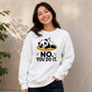 Cute Lazy Panda No You Do It Slogan Graphic Unisex Sweatshirt