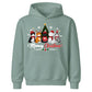 Cute Meowy Christmas Cat Graphic Kids Hoodie