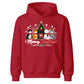 Cute Meowy Christmas Cat Graphic Kids Hoodie