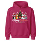 Cute Meowy Christmas Cat Graphic Kids Hoodie