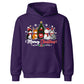 Cute Meowy Christmas Cat Graphic Kids Hoodie