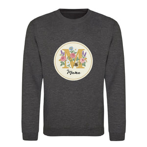 Cute Mum Gift Floral Mama Mothers Day Printed Unisex Sweatshirt