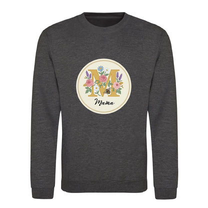 Cute Mum Gift Floral Mama Mothers Day Printed Unisex Sweatshirt